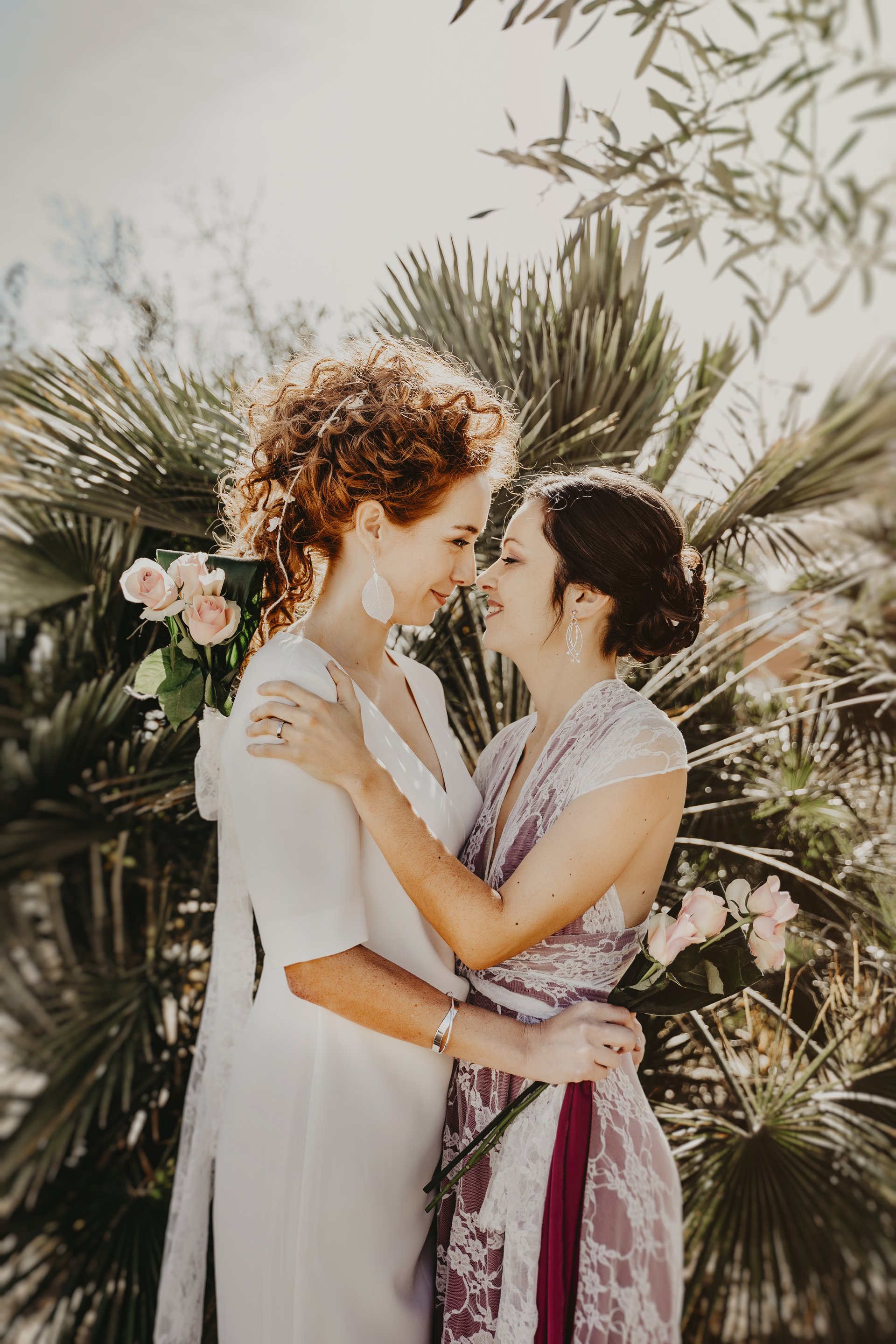 Bea y Bea en su boda LGTB íntima en Castellvell del Camp