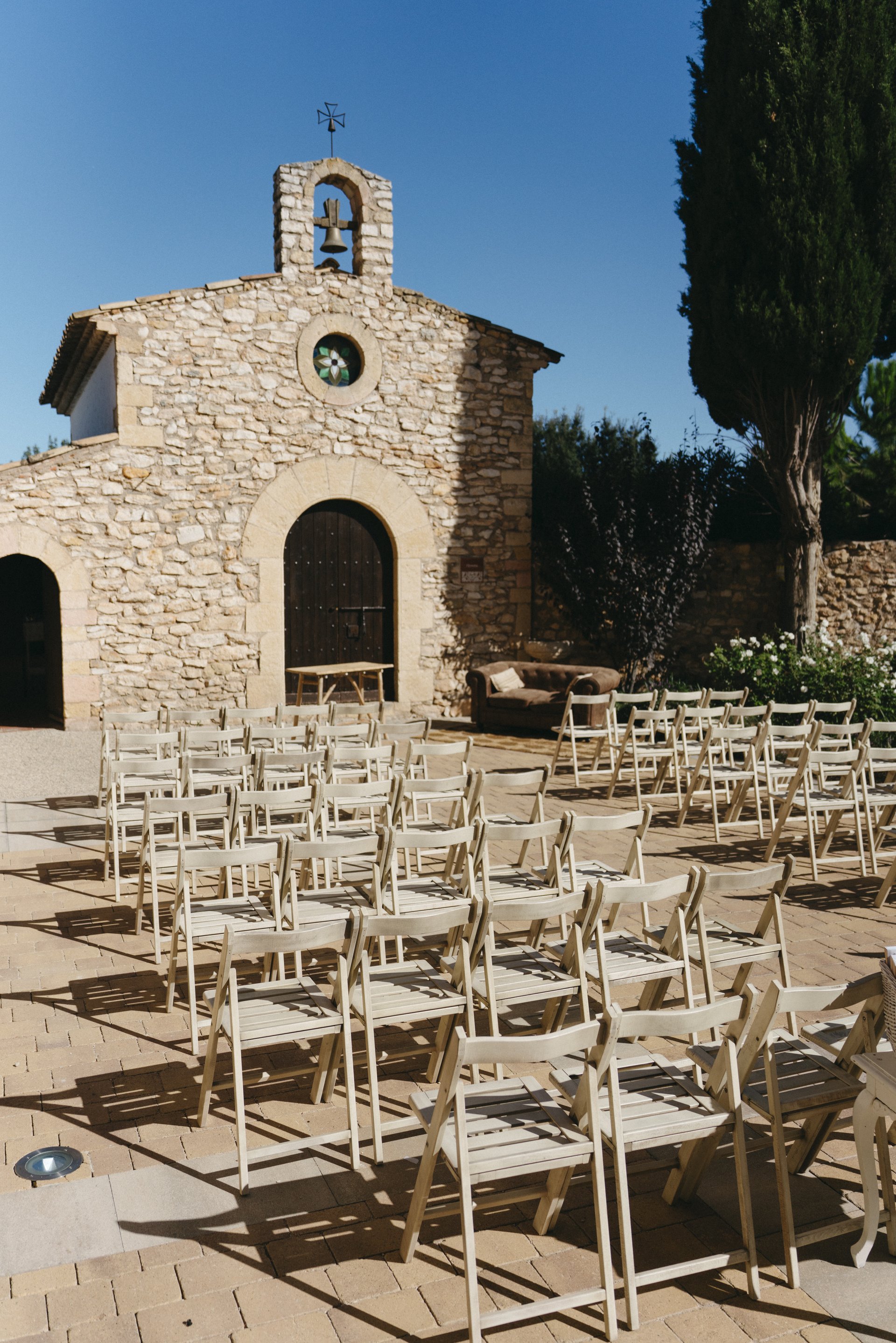 Vista panorámica de Masía Can Martí en Riera de Gaia, el lugar perfecto para bodas en Tarragona